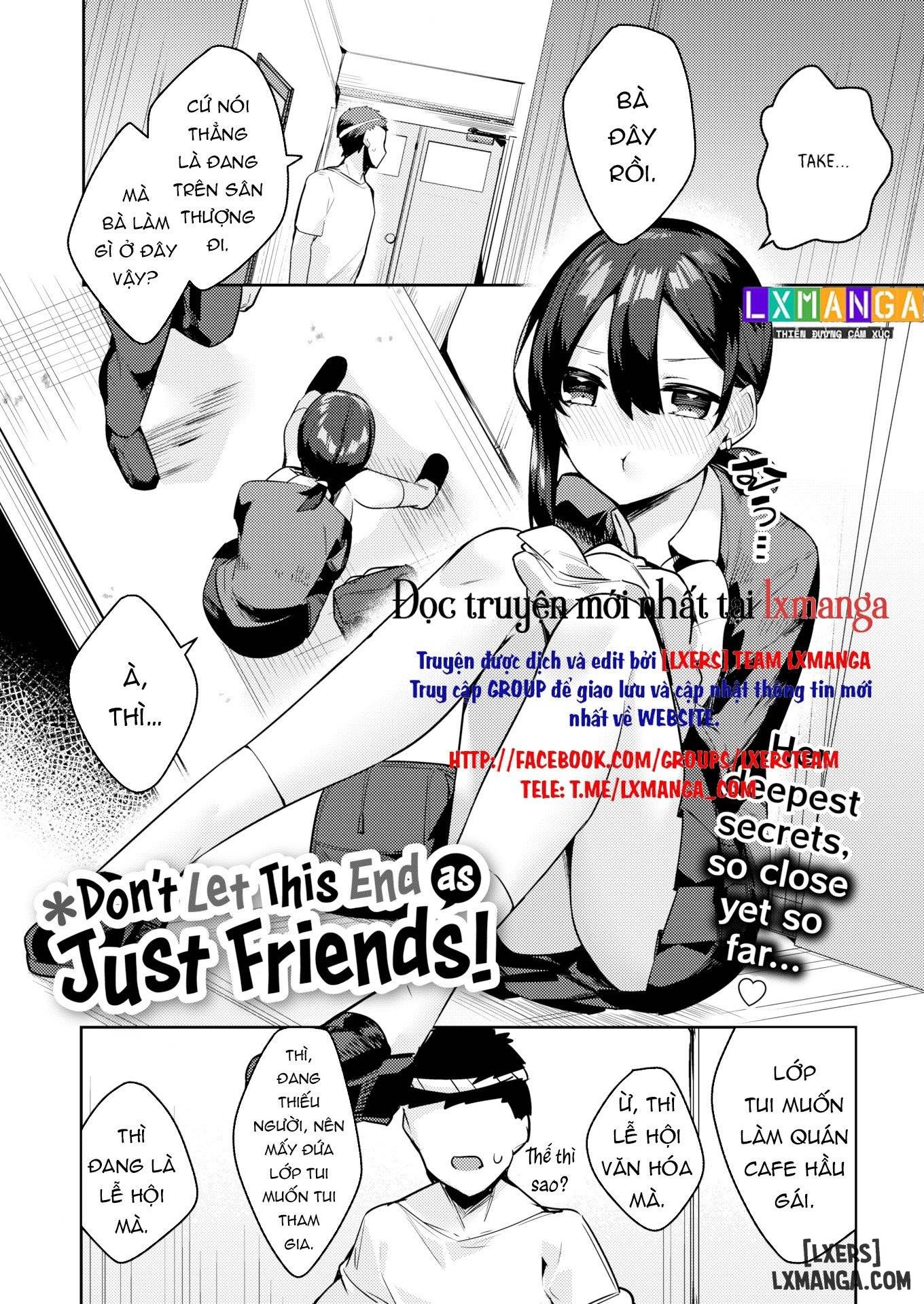 Don't Let This End As Just Friends! Comic X-Eros #100