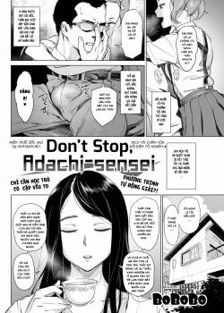 Don't Stop, Adachi-Sensei