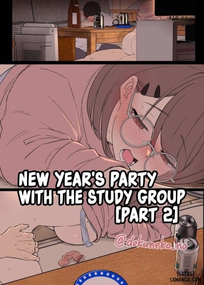 New Year's Party With The Study Group Part 1+2