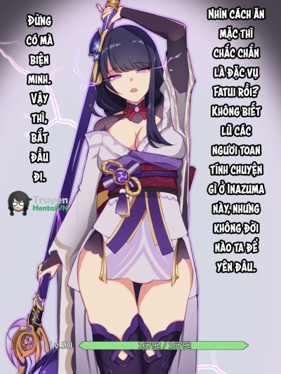 Raiden Shogun Mirror Maiden Haiboku (Genshin Impact)